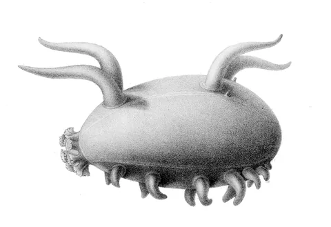 Морская свинья (Scotoplanes globosa)